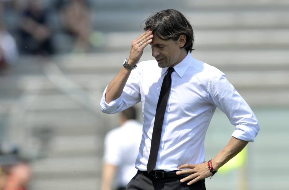 Inzaghi ha allenato anche la Primavera rossonera (Ap)